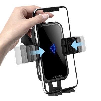 New Developed Smart Touch Auto Clamping Wireless Car Charger Mount Holder