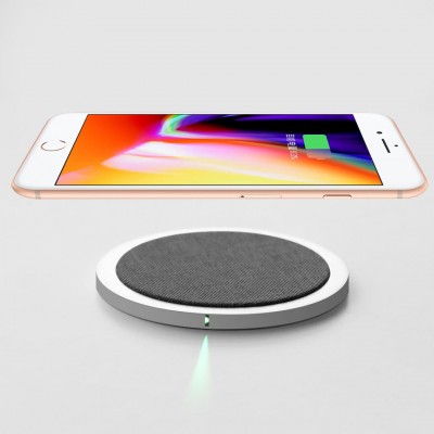 Funxim W6 Wireless Charger Pad Ultra Thin Zink Alloy CNC Unibody Fast Charging Pad