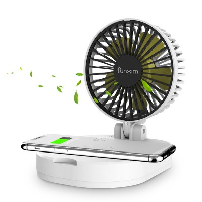 Unique Design Popular Cooling Fan Foldable Wireless Charger